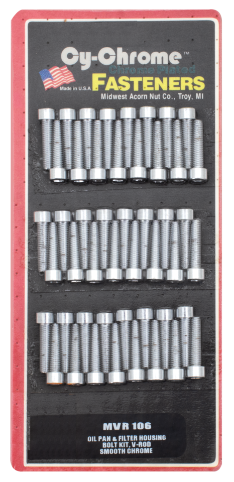 Engine Cover Bolt Kit Vrsc02 17 48pcs. Hardware & Fastener Midwest Acorn Nut Company Default Title