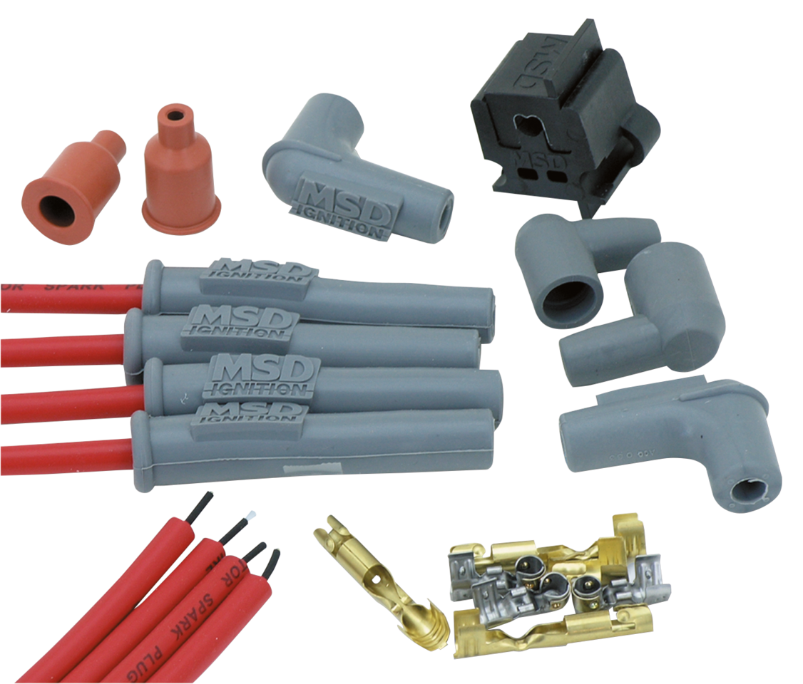 Msd Super Conduct Plug Wires (Nitro) Red Ignition Systems Msd Ignition