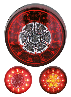 Gzp Led Roulette Combo Taillight/Turnsig Tail & Brake Light Zodiac