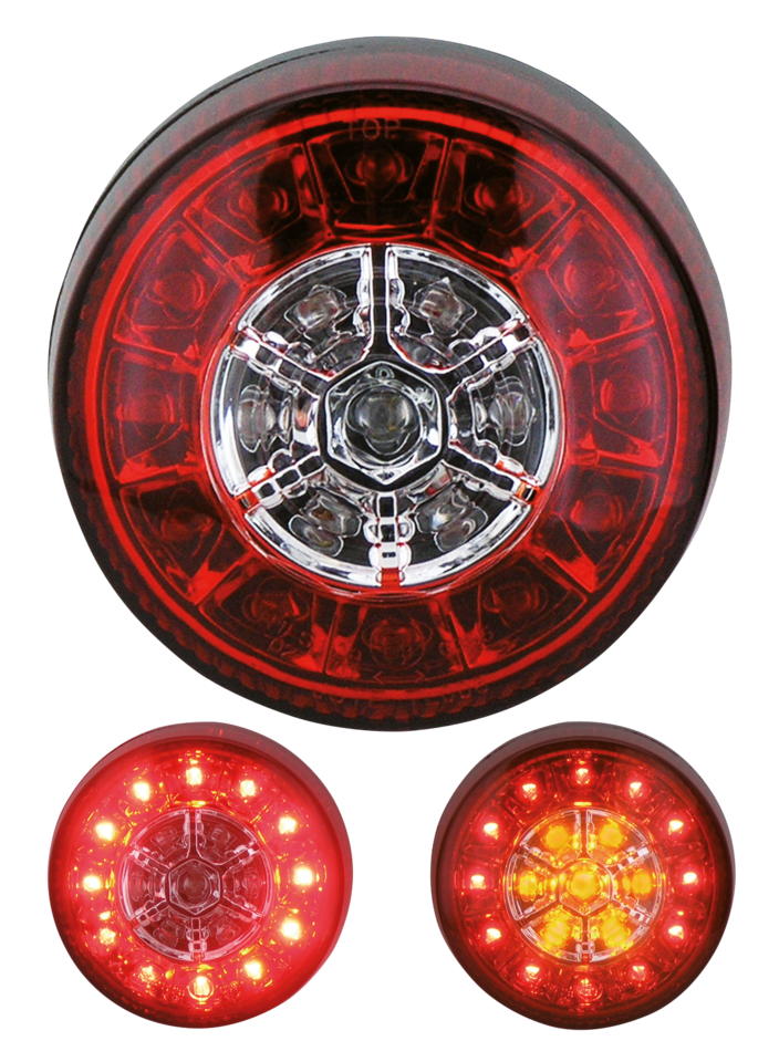 Gzp Led Roulette Combo Taillight/Turnsig Tail & Brake Light Zodiac