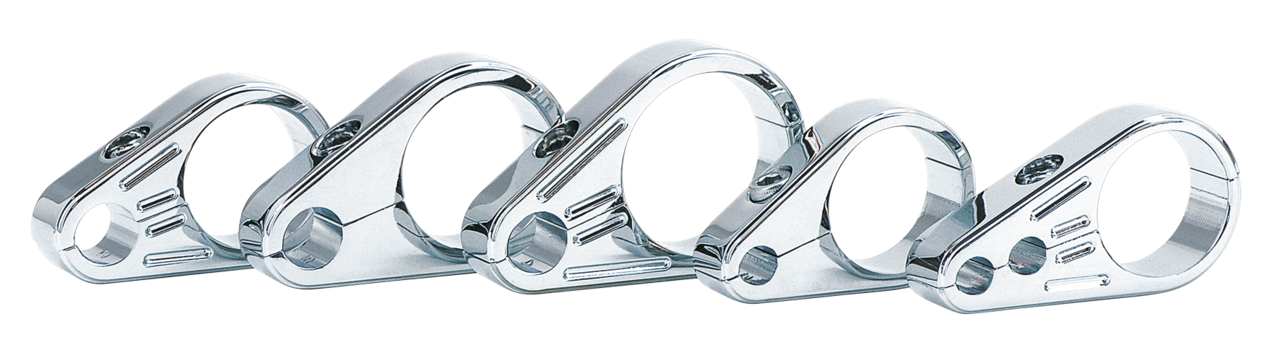 Gzp Chrome Plain 1" Clamp Clutch Cabl Cable Clamp & Guide Zodiac Default Title