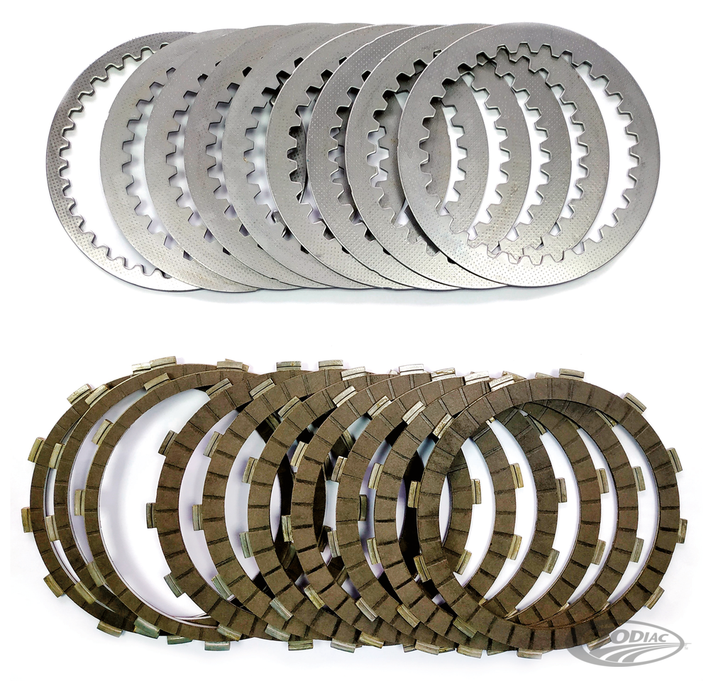 Gzp Bt17 Up Clutch Kit Steels & Friction 2013-2017 Twin Cam & 2017 to present Milwaukee Eight 3-Stud "Assist & Slip" clutch Zodiac Default Title