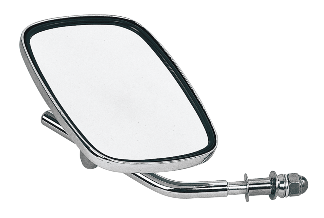 Gzp Chrome Short Stem Mirror Fx/Fl, E Mirror & Component Zodiac