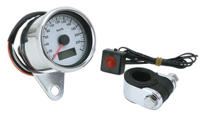 Gzp 60mm Mini Electr Speedo White Face 9 Speedometer Zodiac Default Title