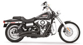Sharp Curve Radius+Caps Blk/Blk Fxd91 05 2-2 Full Exhaust System Freedom Performance Exhaust Default Title