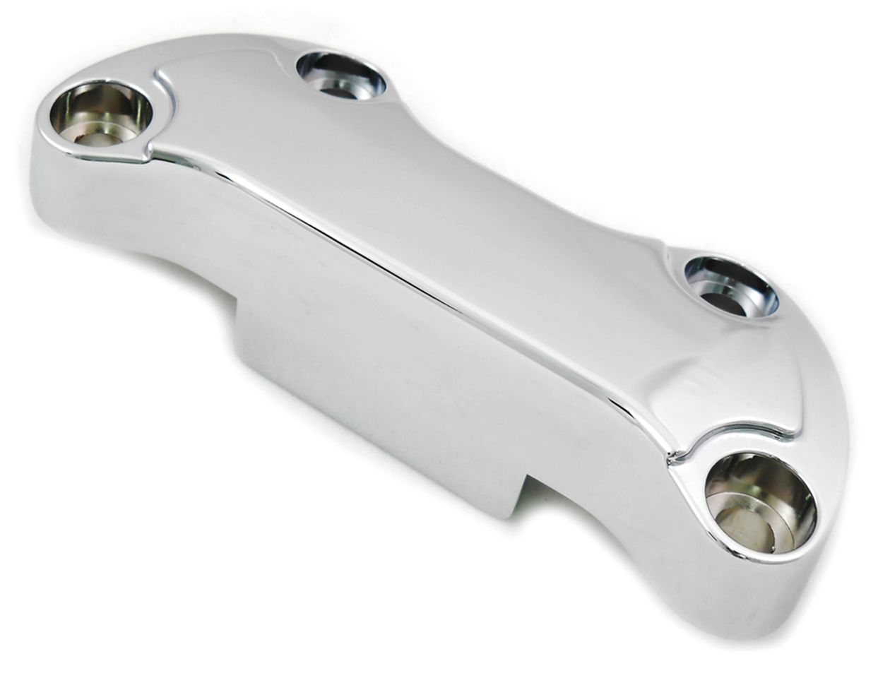 Top Riser Clamp Skirted 1" Chr Bt99 Up Handlebar Risers V Twin Mfg Default Title