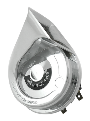 Chrome Cow Bell Horn 12 V Horn & Siren V Twin Mfg