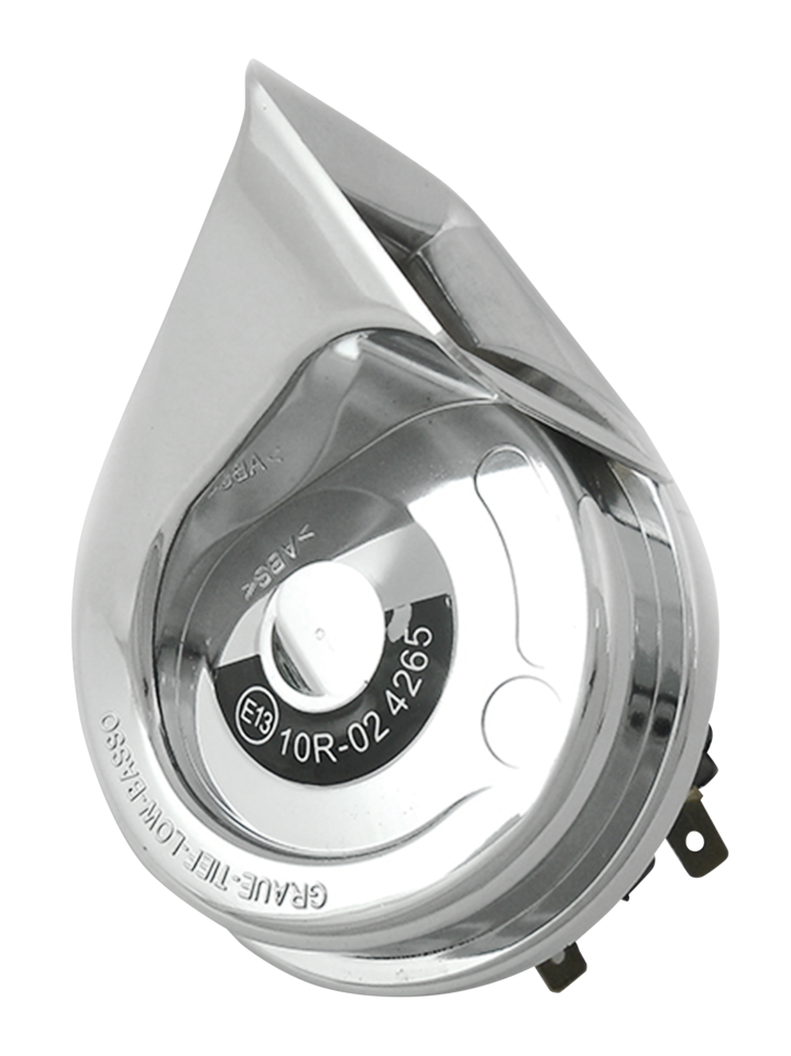Chrome Cow Bell Horn 12 V Horn & Siren V Twin Mfg