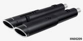 2 Step S/O's/Slash Bk/Sclptd Bk Chlngr20 Slip-On & Muffler Freedom Performance Exhaust Default Title