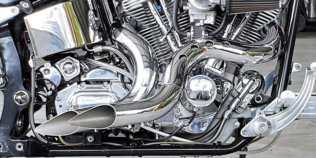 Blow Chrome Pipes Chrome Shields Bt84 17 Full Exhaust System Blow Performance Exhausts