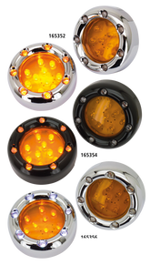 Gzp Chr Duo Led Amber Lens Deuce Light Turn Signal Zodiac Default Title