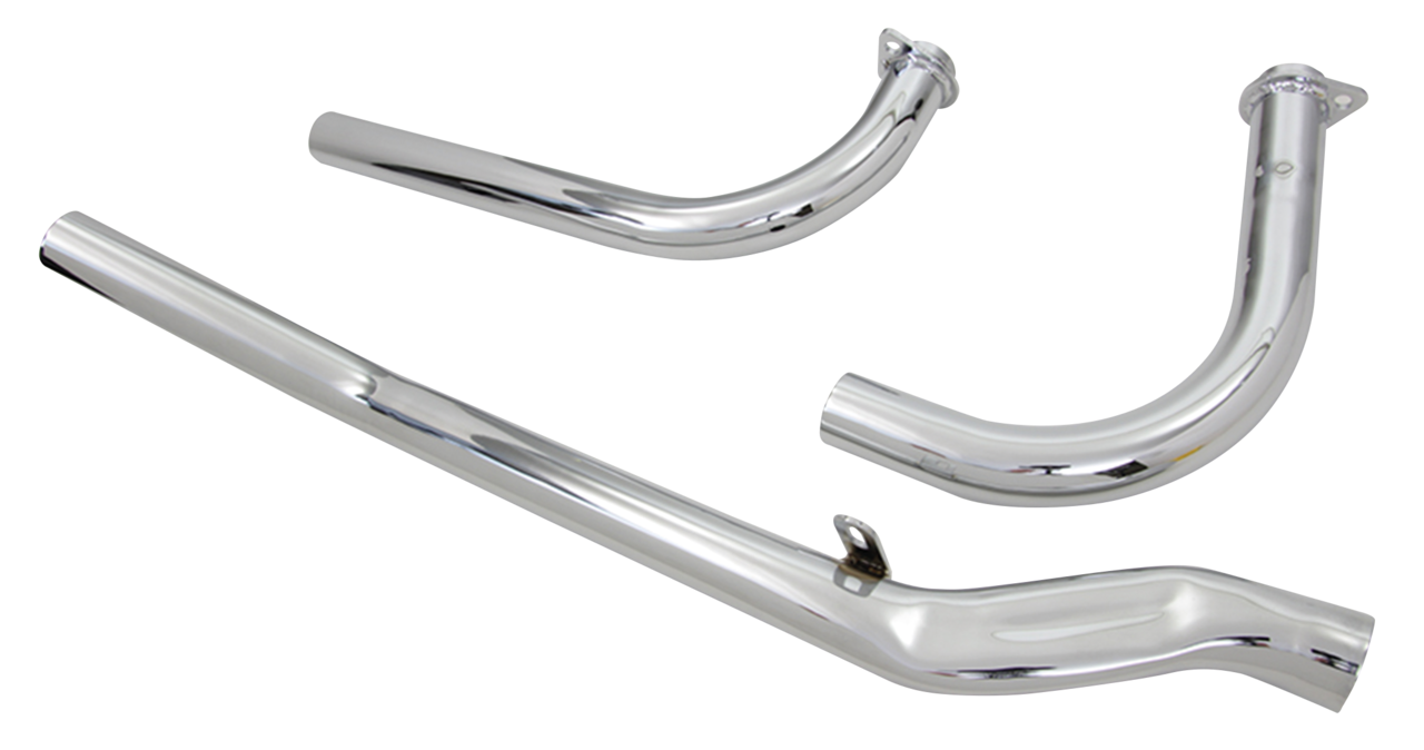 Chr Upsweep Headers Bt66 69 Rigid Upswept Exhaust Header V Twin Mfg