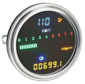 Gzp Full Digital Kph Speedo/Tacho Cabled Speedometer & Tachometer Combo Zodiac