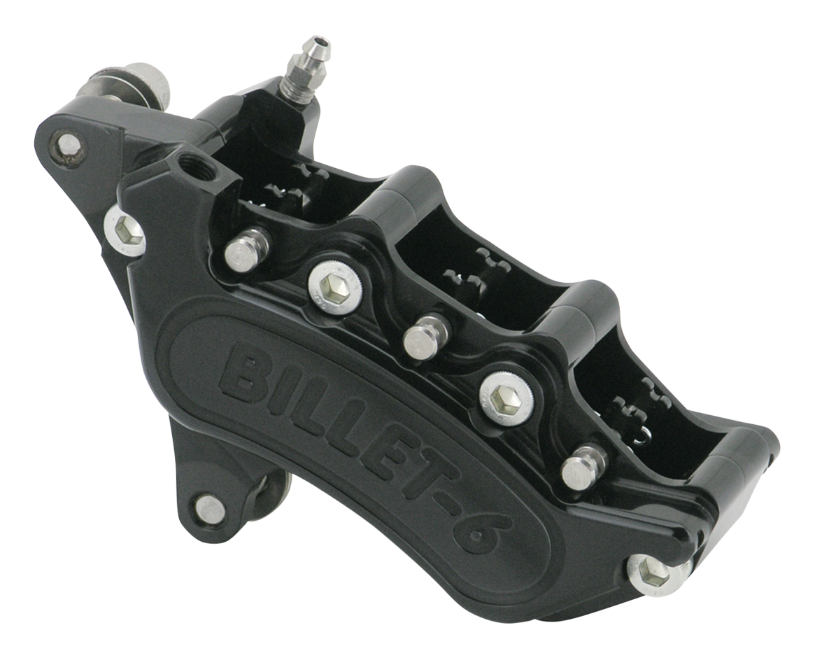 Billet 6 Caliper 11.5" Single 84 99 Blk Brake Caliper Harrison Billet Default Title