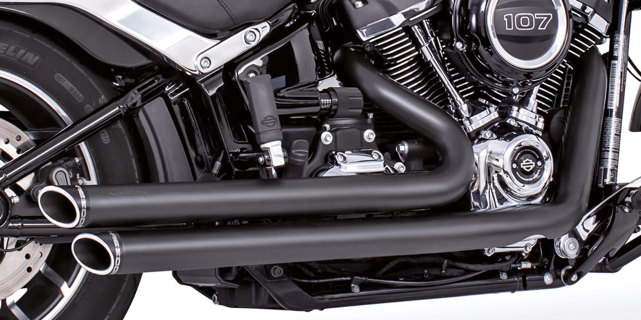 Indep Stggrd Slash Tip St18 Up Bk/Bk 2-2 Full Exhaust System Freedom Performance Exhaust