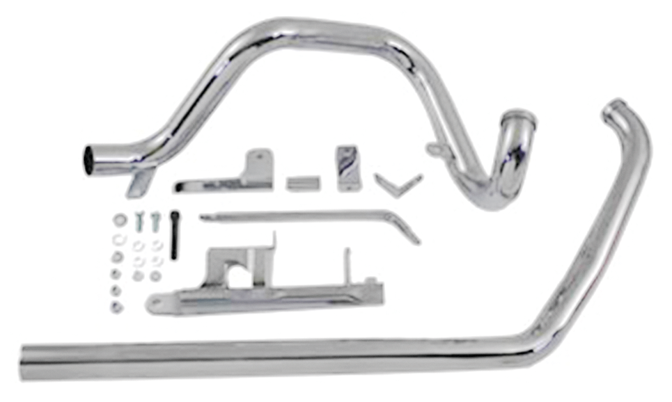 True Dual Headers Chr Flst00 06 Fxst00 06 2-2 Exhaust Header V Twin Mfg Default Title