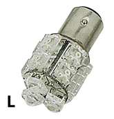 Gzp Dual 360 Deg 13 Led Bulb White Bay15 D Turn Signal & Taillight Bulb Zodiac Default Title