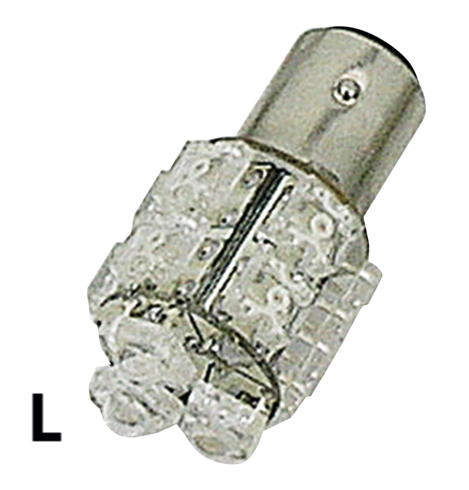 Gzp Dual 360 Deg 13 Led Bulb White Bay15 D Turn Signal & Taillight Bulb Zodiac Default Title