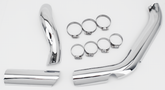 2 1 Heat Shield Kit Chrome Fl70 84 Exhaust Heat Shield V Twin Mfg Default Title