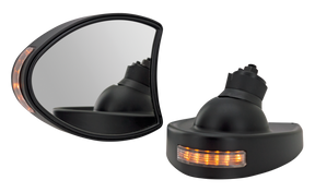 Gzp Chrome Bat Wing Mirrors Flh/T96 13 Mirror & Component Zodiac