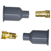 Msd Straight Socket Boots, Grey Pair Plug Wire Kits Msd Ignition Default Title