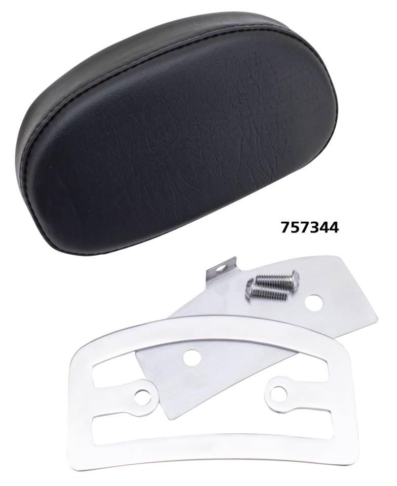 Smooth Sissy Bar Pad,W=3.5" H=6.25" Sissy Bar Pad V Twin Mfg Default Title