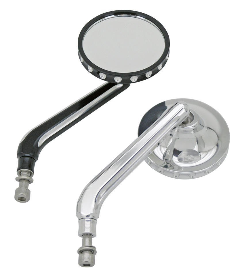 Classic Mirror Black&Machine Cut Right Mirror & Component Ken's Factory Default Title