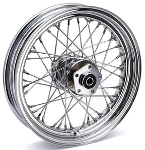 3.00x16 Rear Wheel Xl86 99 Chrome Spokes Wheel Zodiac Default Title