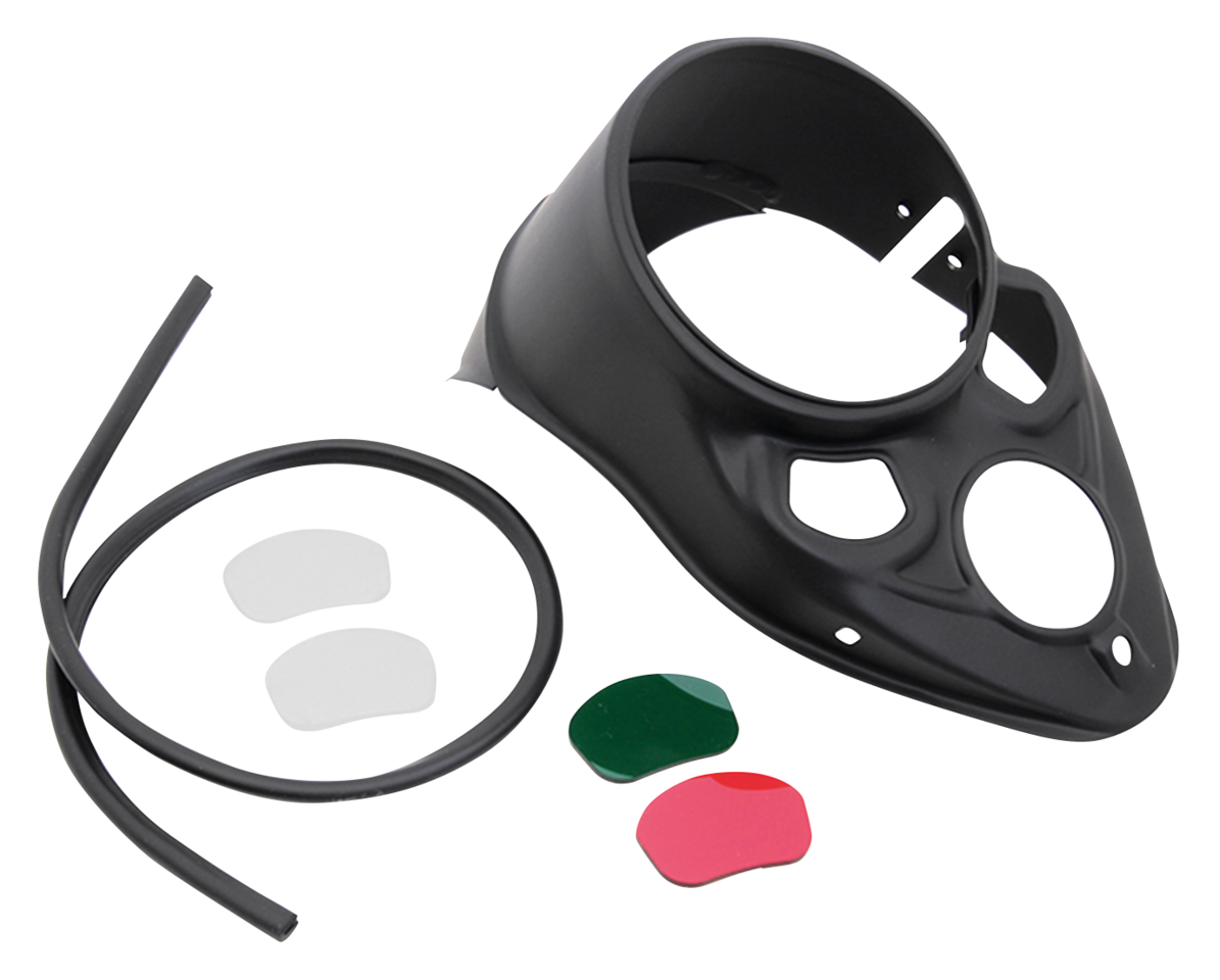 Black Dash Panel Kit El/Wl/Ul38 Dash Panel & Trim V Twin Mfg Default Title