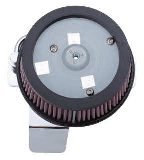 Gzp Chrome Me17 Up Round Hp A/C W/Breath Genuine Zodiac Air Cleaners Zodiac
