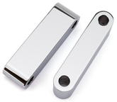 Gzp Chrome Front Fender Spacers T=1" L=3 Fender Mount Kit & Hardware Zodiac Default Title