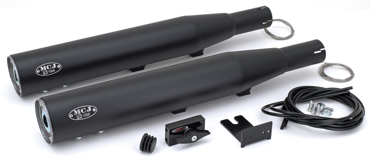 Mcj Royal Slip Ons Fxst04 06 Black +Cc Slip-On & Muffler Mcj Default Title