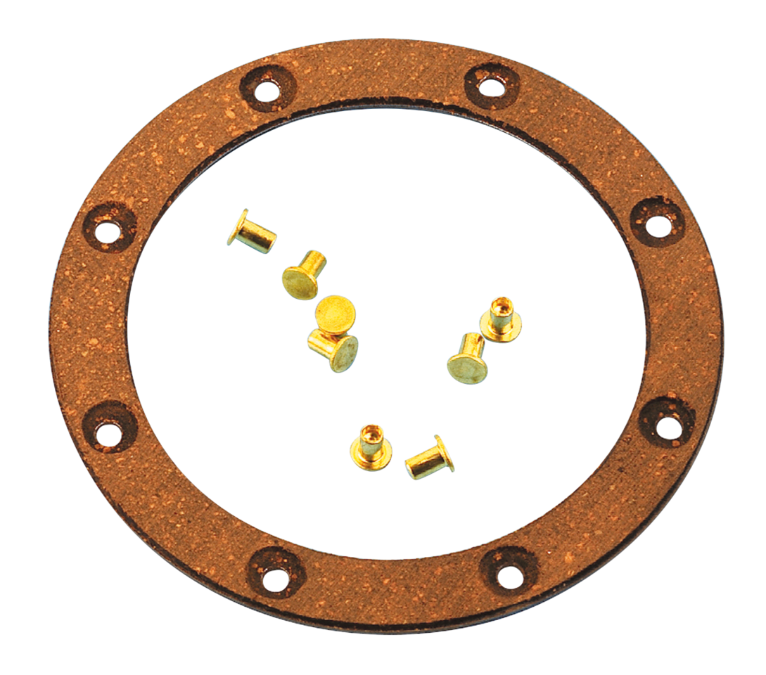 Gzp Clutch Hub Lining W/Rivets Asb Free Big Twin 4 Speed & Early 5 Speed Clutch Zodiac Default Title