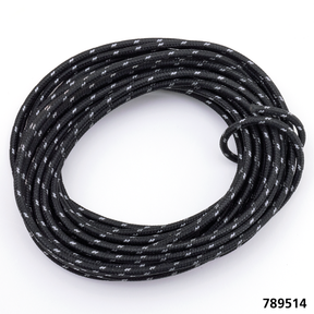 Cloth Covered Wire Black/White 25ft Wiring & Connector V Twin Mfg