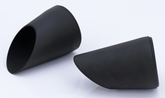 Mcj End Caps Royal 80 Tapered Slash Blk Exhaust End Cap Mcj Default Title