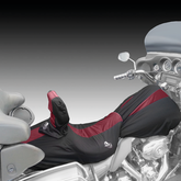 Bikesheath Seat/Tankcover L Blk/Burgundy Tour-Pak & Top Case Bikesheath Default Title