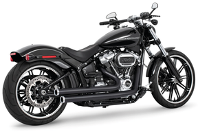 Indep Staggered St18 Up Blk/Chr 2-2 Full Exhaust System Freedom Performance Exhaust Default Title