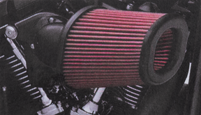 Heavy Breather Air Cleaner Blk Me17 Up Air Cleaner V Twin Mfg Default Title
