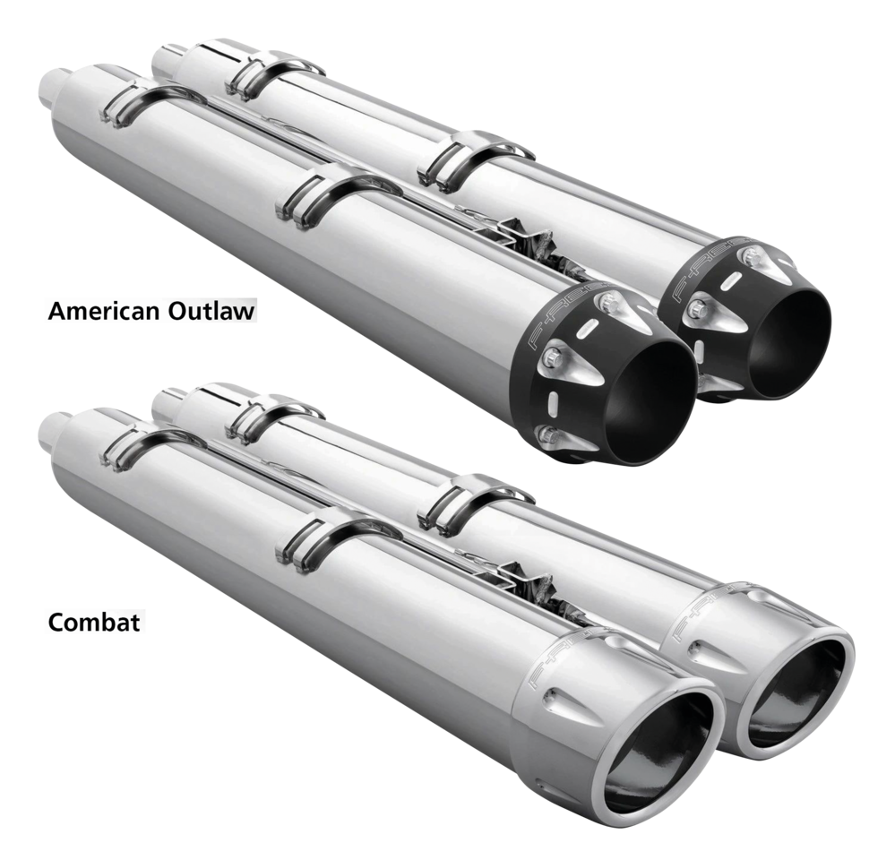 Freedom Combat S/O Chr/Chr Roadm/Chiefta Slip-On & Muffler Freedom Performance Exhaust Default Title