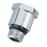 Chrome Plated Base For Gauge Mounting Oil Pressure Gauge Fitting Bender Cycle Default Title