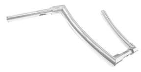 Zcp Chicano Ape 14" Chrome F/ 1"Risers Fat Handlebars for one inch handlebar clamps Zodiac Default Title