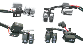 Gzp Chrome Handlebar Switch Kit 96 06 Handlebar Controls Zodiac