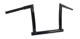12" Chi Zeled Bar 1.25" Black Dimpled Tbw Fat Handlebars for 1 1/4" handlebar clamps V Twin Mfg Default Title