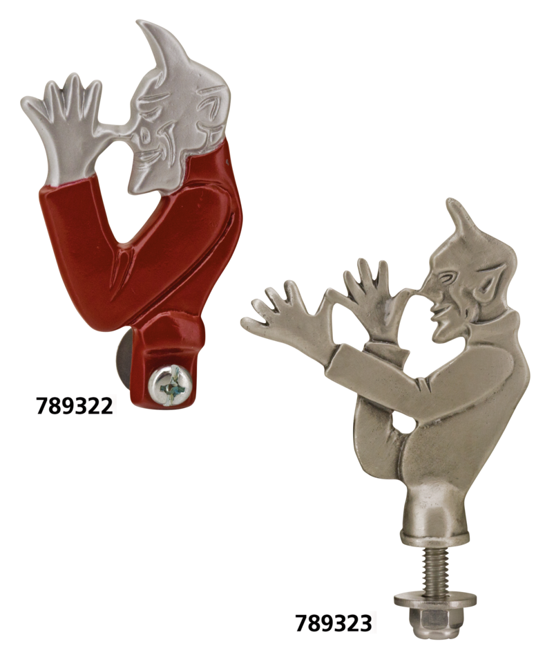 Devil License Plate Topper License Plate Mount V-Twin Manufacturing