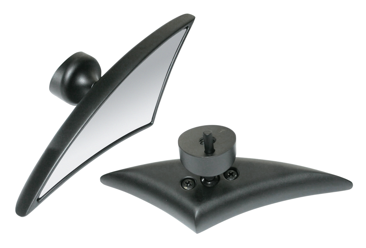 Gzp Blk Fusion Spear Fairing Mount Mirro Fairing Mounted Mirrors Zodiac