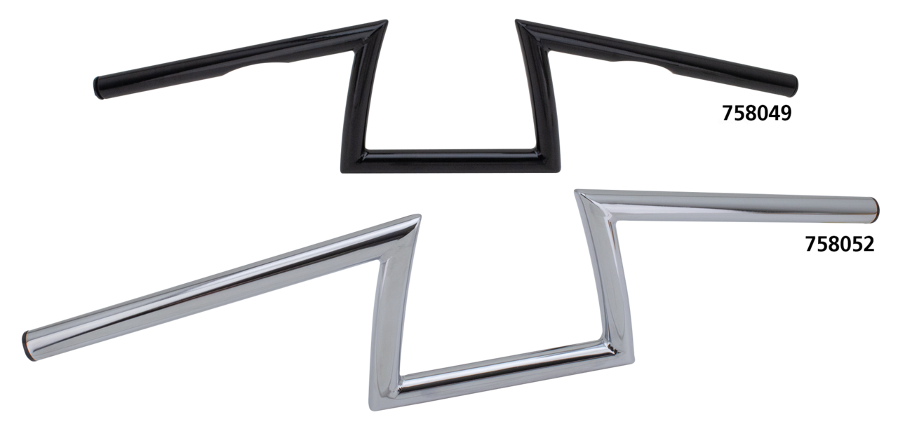 Zcp Donkey Bar 1" Chrome 6 1/2" One Inch Diameter Handlebars Zodiac Default Title