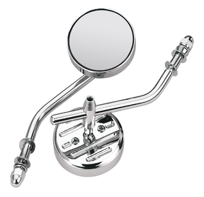 Gzp Round Mirror Solid Stem Rh Or Lh Mirror & Component Zodiac