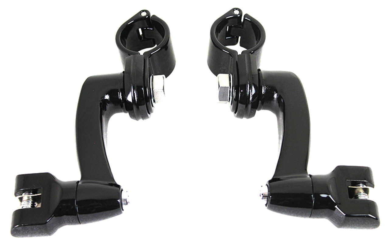 Highway Bar Peg Mounts Black Highway Peg & Mount V-Twin Manufacturing Default Title