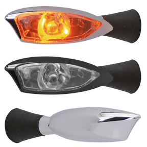 Gzp Chrome E Appr Led Turn Signals, Pair Turn Signal Zodiac