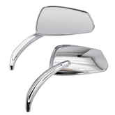 Gzp Chrome Viper Mirror Set W/Forged Ste Mirror & Component Zodiac Default Title